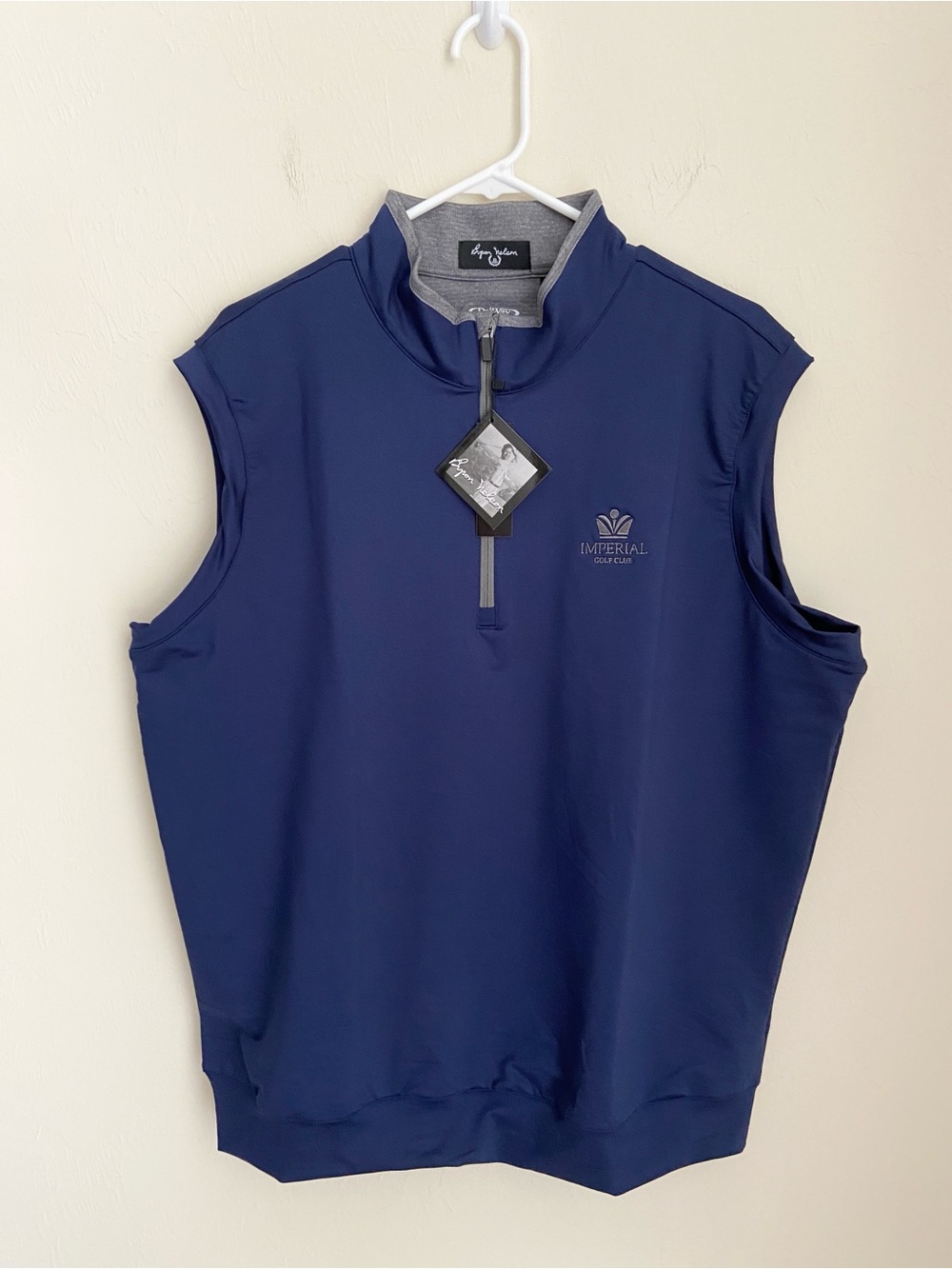 Byron Nelson DriWay Performance Quarter Zip Golf Vest